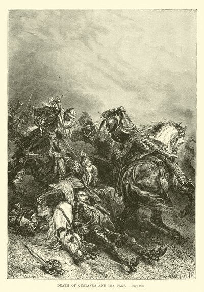 Death of Gustavus and His Page by French School