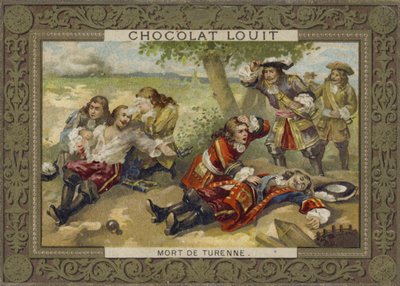 Death of Marshal Turenne at the Battle of Salzbach, 27 July 1675 by French School
