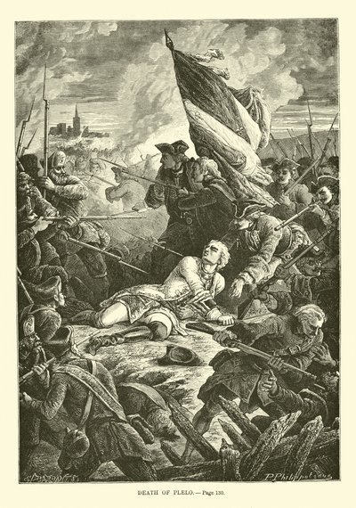 Death of Plelo by French School