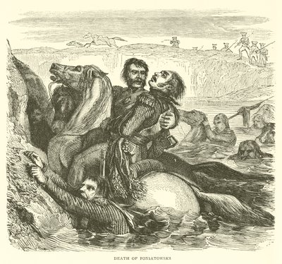 Death of Poniatowski by French School