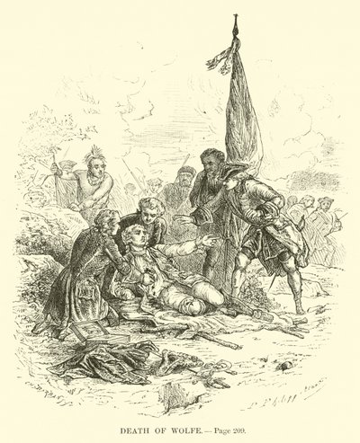 Death of Wolfe by French School