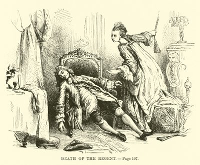 Death of the Regent by French School