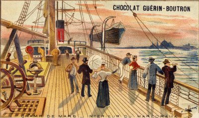Deck on Ship by French School