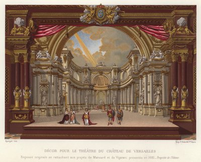 Decor for the Theatre of the Chateau de Versailles by French School