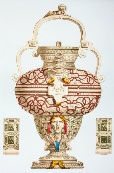 Decorated Drinking Bottle belonging to Henri II of France by French School