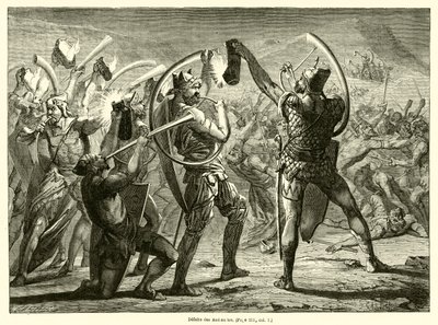 Defeat of the Midianites by French School