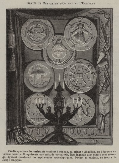 Degree of a Knight of the East and West by French School