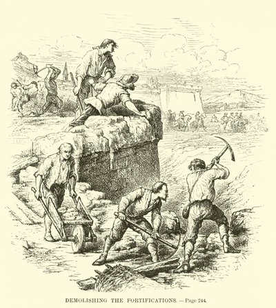 Demolishing the Fortifications by French School