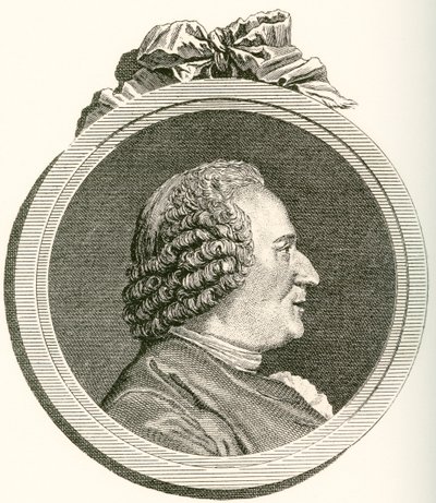 Denis Diderot, 1713-1784. French philosopher, art critic and writer. From Les Heures Libres published 1908 by French School