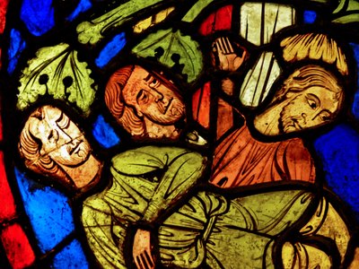 St Martin - and the miracle of the Pine Tree (ex Varennes-Jarcy - originally from the Abbey de Gercy?) by French School
