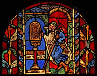 A Scene from the Life of St Nicholas: A Borrower Has Lost His Money and Goes to the Statue of St Nicholas by French School