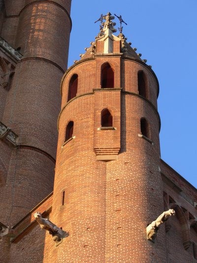 The Smaller Tower and the Base of the West Tower by French School