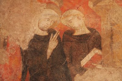 Two monks by French School