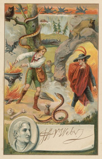 Der Freischütz, Opera by Carl Maria von Weber by French School