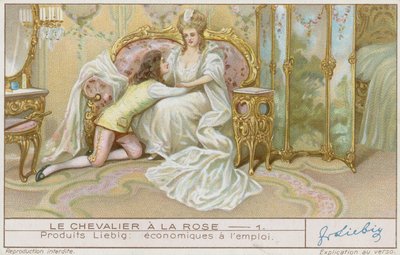The Knight of the Rose by French School