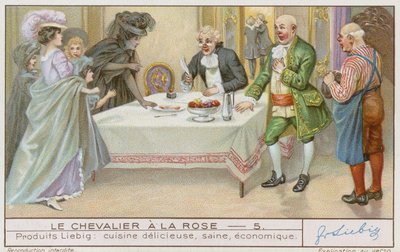 The Knight of the Rose by French School