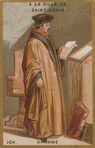 Desiderius Erasmus by French School