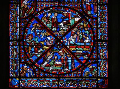 Detail (scenes from the life of St. Stephen) by French School