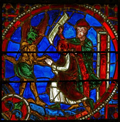 Detail (scenes from the miracle of Theophilus) by French School
