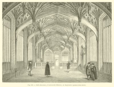 Divinity School, Bodleian Library, Oxford by French School