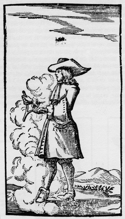 Dowser with Deflecting Divining Rod - Rhabdomancy - Explanation of the Baguette in 