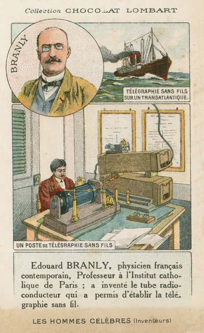 Edouard Branly by French School