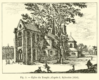 Temple Church; after I. Sylvestre, 1650 by French School