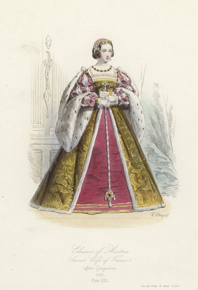 Eleanor of Austria, second wife of Francis I of France by French School