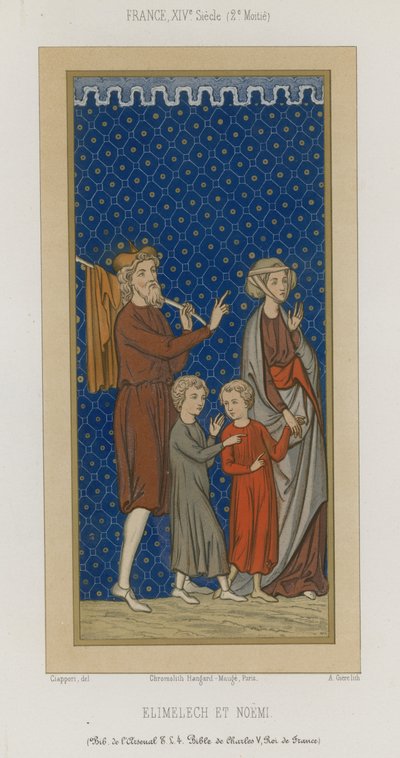 Elimelech and Naomi by French School