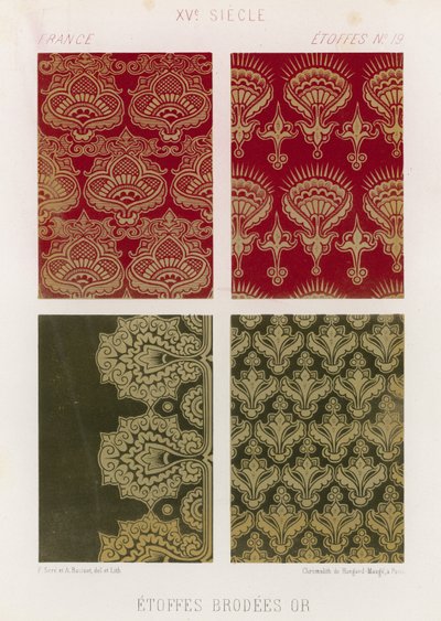 Embroidered Fabrics of 15th-Century France by French School