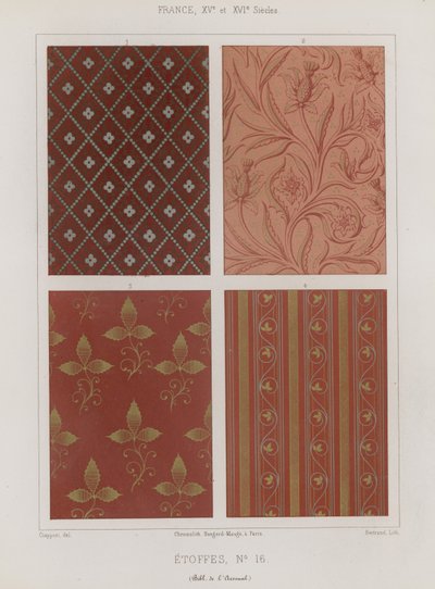 Embroidered Fabrics of 15th and 16th Century France by French School