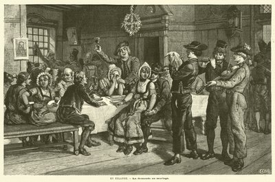 In Zeeland (engraving) by French School