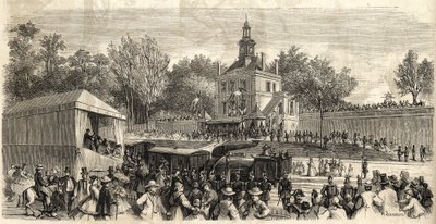 Enghien-les-Bains to Montmorency Line - Inauguration of the Enghien Railway to Montmorency, June 30 by French School