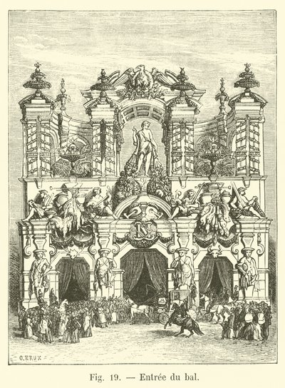 Entrance to the ball by French School