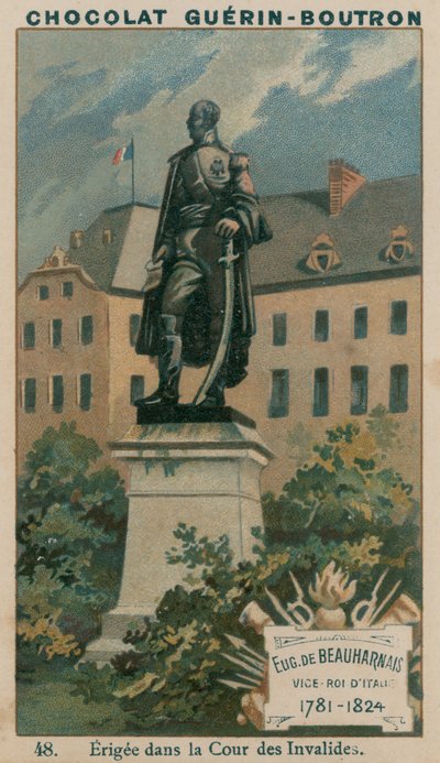Eugene de Beauharnais, Viceroy of Italy, 1781-1824, Erected in the Courtyard of the Invalides by French School