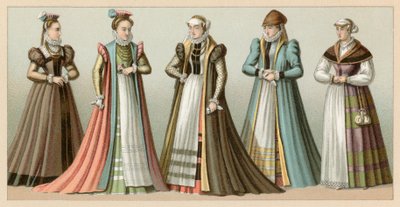 Europe XVIth Century Costume by French School