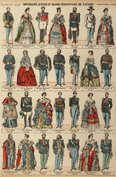 European royalty by French School