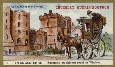 Excursion to the royal castle of Windsor, England by French School