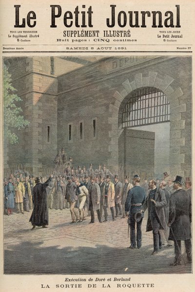 Execution of Dore and Berland: Leaving La Roquette, from 