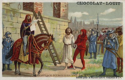 Execution of Enguerrand de Marigny, Chief Minister of Philip IV of France, 1315 by French School