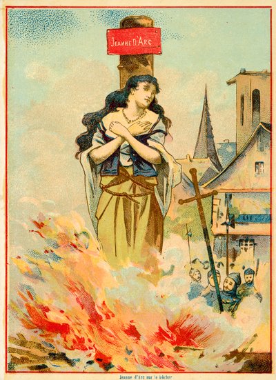 Execution of Joan of Arc, 1431 by French School