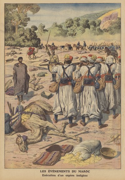 Execution of a Native Spy in Morocco by French School