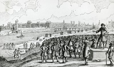 Exponent of Fronde Urges Parisians to Revolt Against Cardinal Mazarin by French School