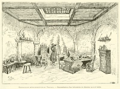 Retrospective Exhibition of Work, Reconstruction of a Chemist