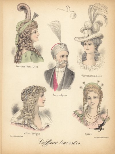 Extraordinary Hairstyles by French School