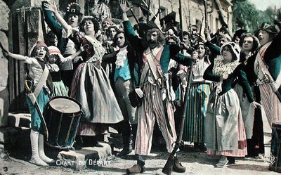 Farewell Song (Extract from a Silent Film), postcard from the early 1920s by French School