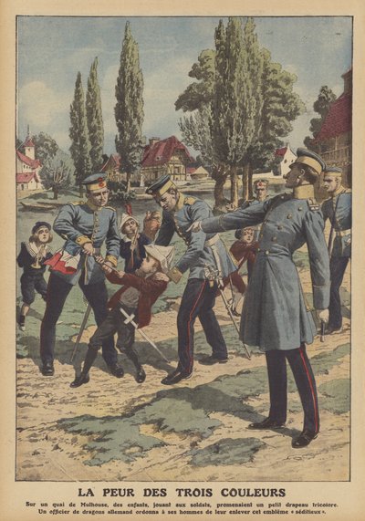 Fear of the French flag in Alsace by French School