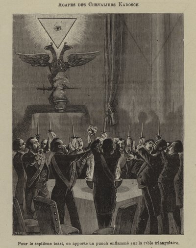 Feast of the Knights Kadosch by French School