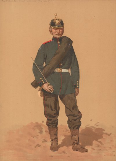 Field Artillery Regiment Prince August of Prussia, East Prussia, No 1 by French School