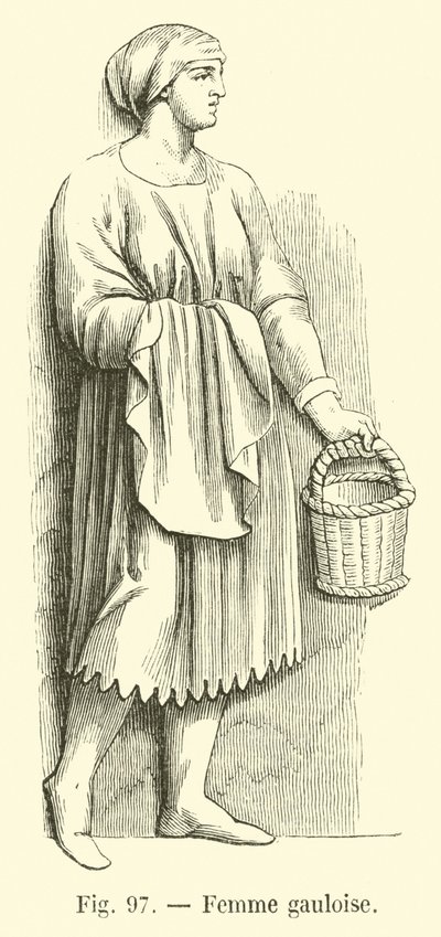 Gaulish Woman by French School